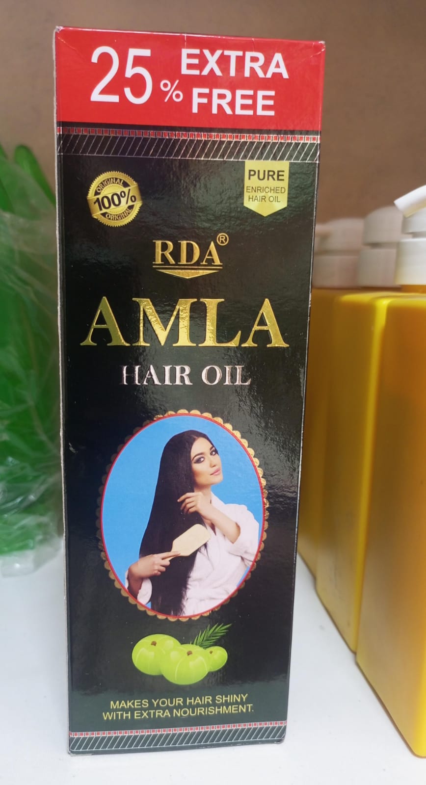 Hair oil Amla Hair oil makes your hair long ,strong and shiny with extra nourishment