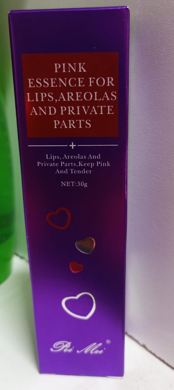 Pink Essence for lips,areolas and private parts Pei Mei Pink Essence for lips,areolas and private parts for tendering and moisturizing your lips and private parts making them attractive