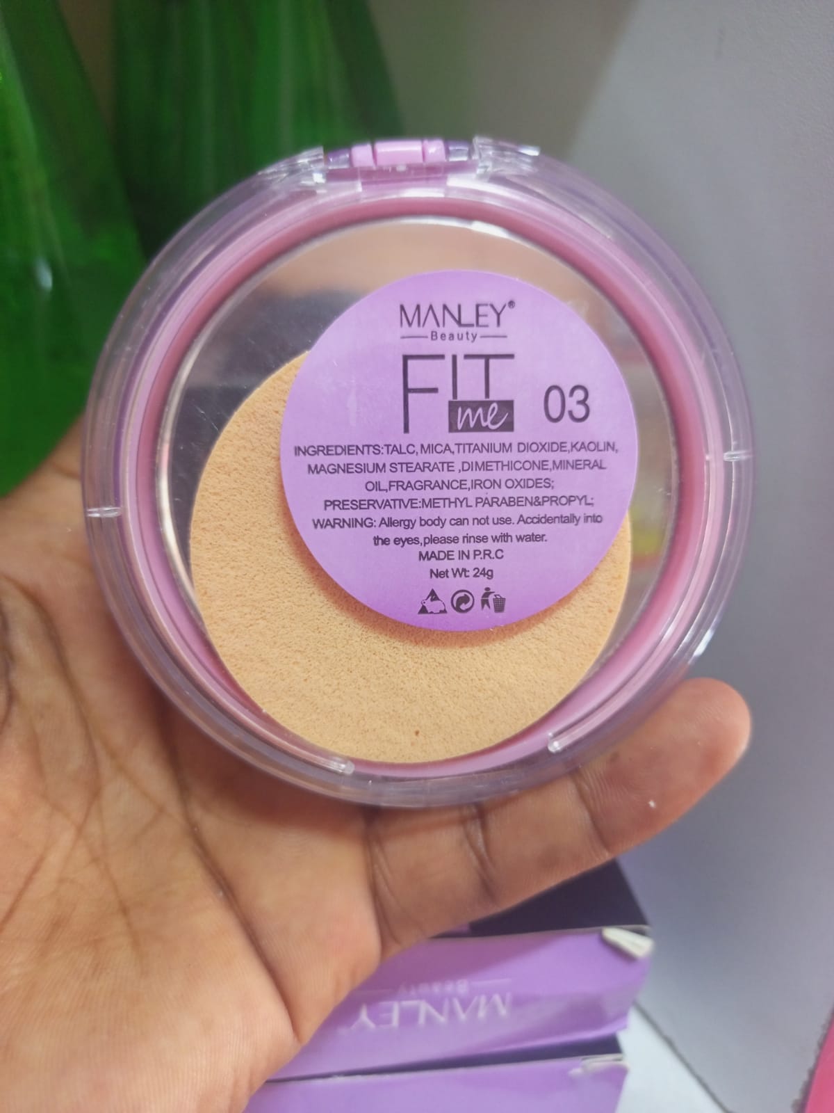 Fit Me matte and poreless powder Fit Me! Manley Beauty Matte + Poreless  Powder view 3