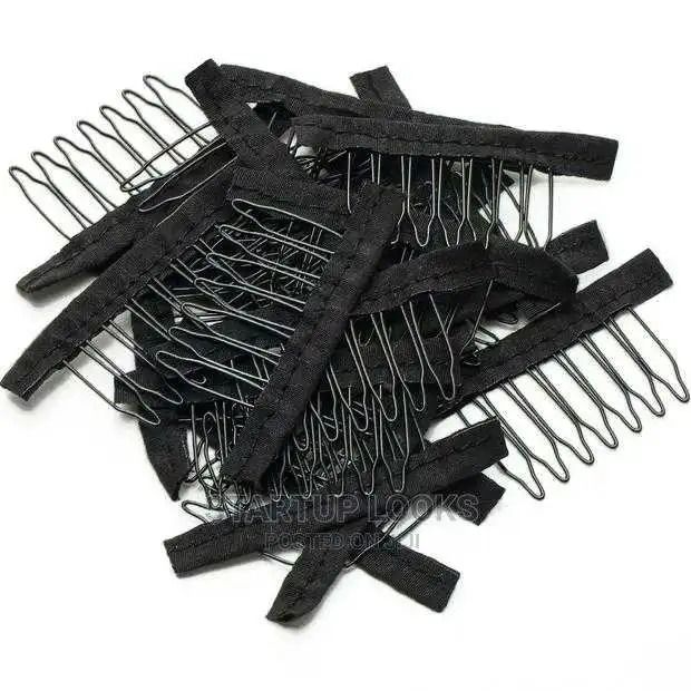 Hair Extention clips hair and wig making combs clips