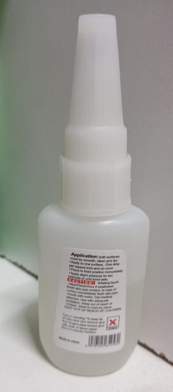 Adhesive glue 401 nail glue Bond fastness 401 cyanoacrylate adhesive also bonds plastic,metal,wood,rubber,glass,ceramic with just one drop glue