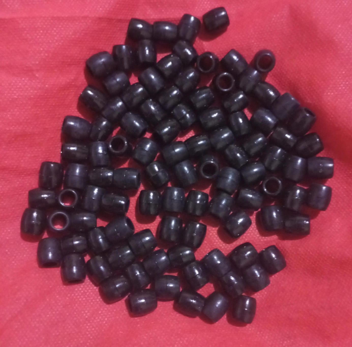 Hair beads black hair headbeads at least 100 pieces hair beads