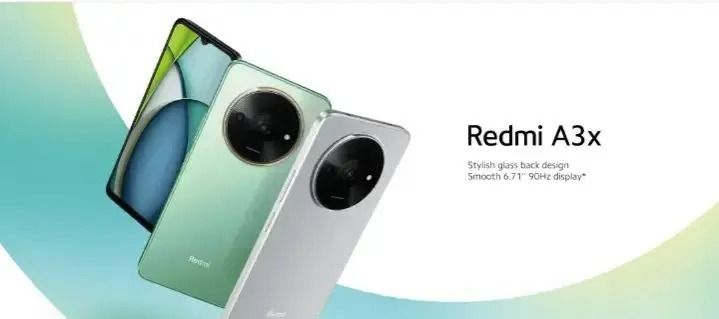 XIAOMI Redmi A3X 128GB+4GB RAM 4G Network 6.71'' 5000mAh Battery 8MP AI Camera 10W Fast Charging Fingerprint Sensor Android 14 Smart Phones