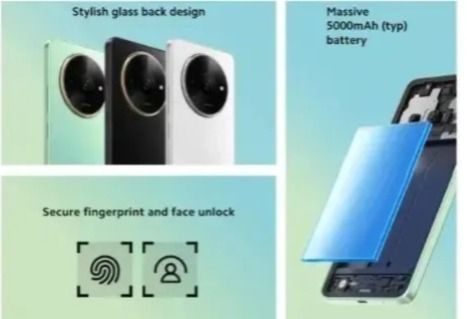 XIAOMI Redmi A3X 128GB+4GB RAM 4G Network 6.71'' 5000mAh Battery 8MP AI Camera 10W Fast Charging Fingerprint Sensor Android 14 Smart Phones