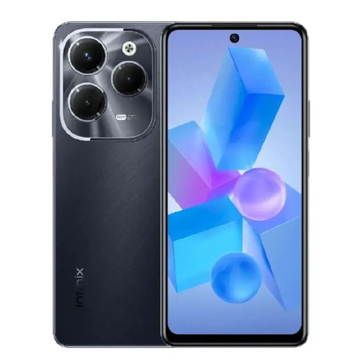 INFINIX HOT 40I 128GB ROM+8GB RAM 90Hz Punch hole screen 50MP DUAL CAM 32MP Crystal Cam side mounted fingerprint 18W type c fast charger 5000mAh long lasing power SMARTPHONES