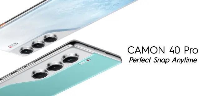 TECNO CAMON 40 Pro Curved 6.78” AMOLED 120 Hz Screen 256GB ROM 16GB RAM* (8GB+8GB Extended) 5200mAh Battery 50MP Camera Android 15 Tecno AI Smart Phone