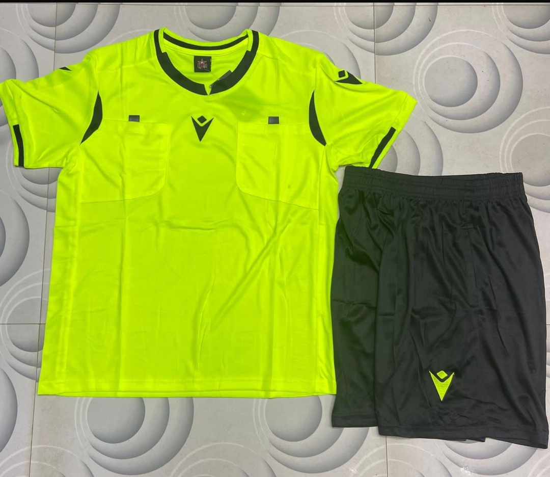 Referee uniform all games referee uniform clothes sportswear active shirt and short unisex referee uniform