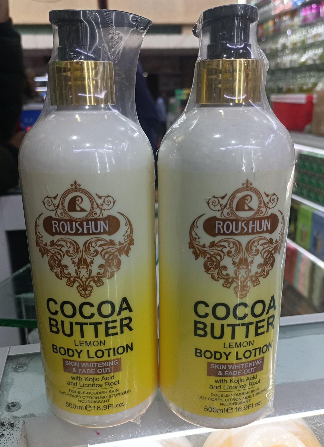 Cocoa butter anti aging lotion cocoa butter lemon body lotion skin whitening and fade out 500ml