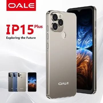 OALE IP15 PLUS CHEAP SMART PHONE 6.52'' water drop screen RAM 3GB+ROM 32GB DUAL SIM CARD BIG BATTERY 4050MAH fingerprint unlock dual sim smartphone