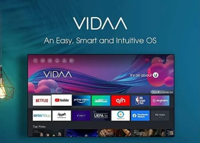 HISENSE 43 inch TV Hisense 43A4 frameless smart TV full HD resolution A4K series Netflix,Youtube,DTS,wifi,inbuilt decorder VIDAA OS Hisense smart tv