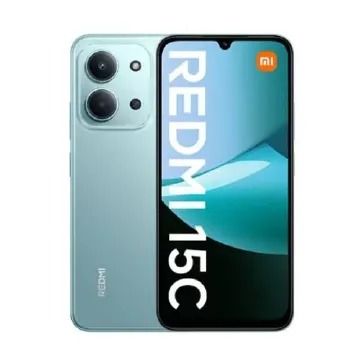 REDMI 15C 128GB Storage Upto 8(4+4)GB Ram 6.9'' FHD Immersive screen Display 50MP Main Camera + 8MP front 6000mAh 33W Fast Charger Xiaomi Hyper OS Side Fingerprint Smartphone