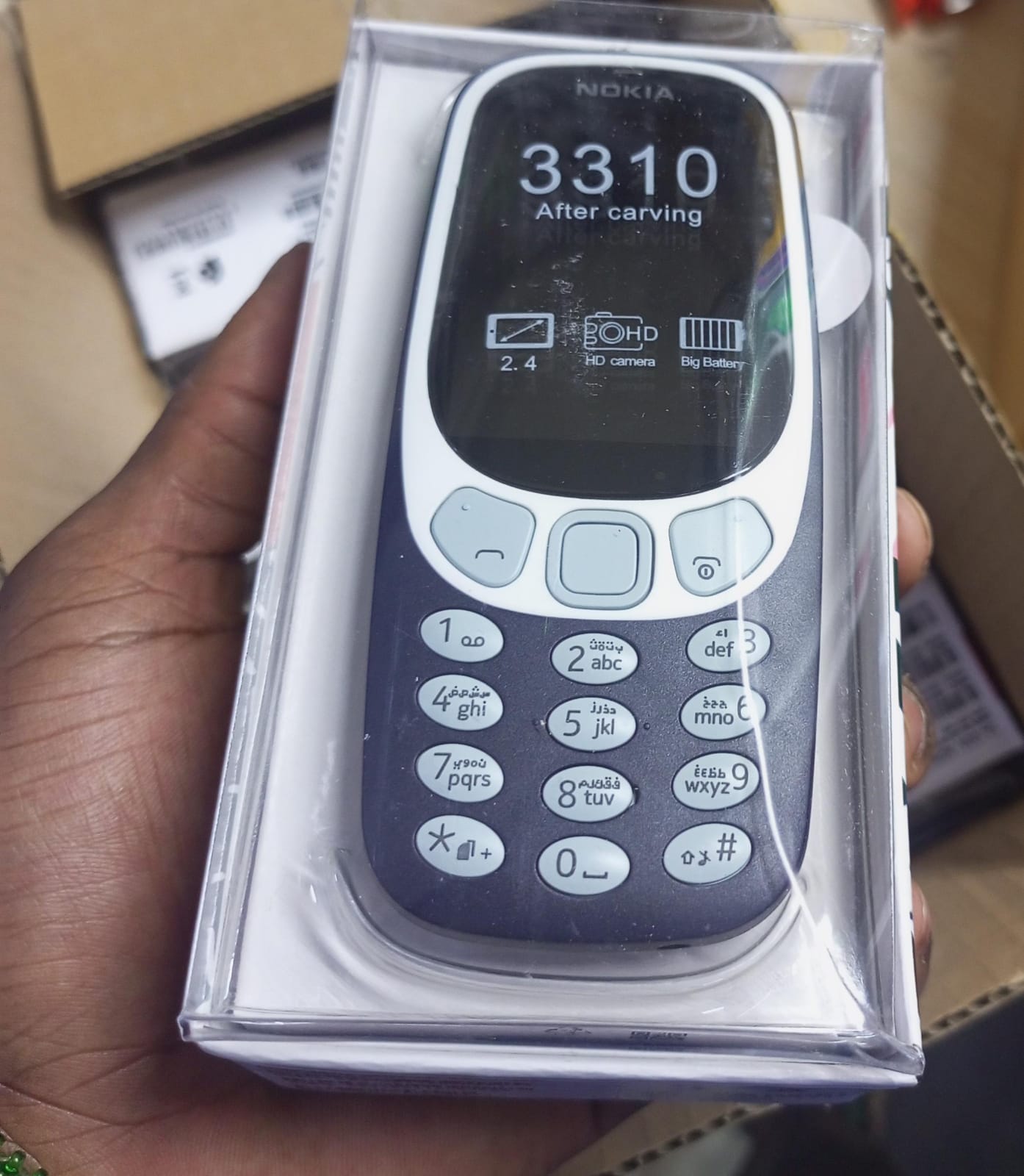 Nokia 3310 4G 512MB Rom 256MB RAM 1200 mAh BIG BATTERY 2.4" screen display HD Camera 2MP Dual SIM Cards Unlocked Cheap Durable Phone Classic Featured phone NOKIA 3310 kabambe katululu phone