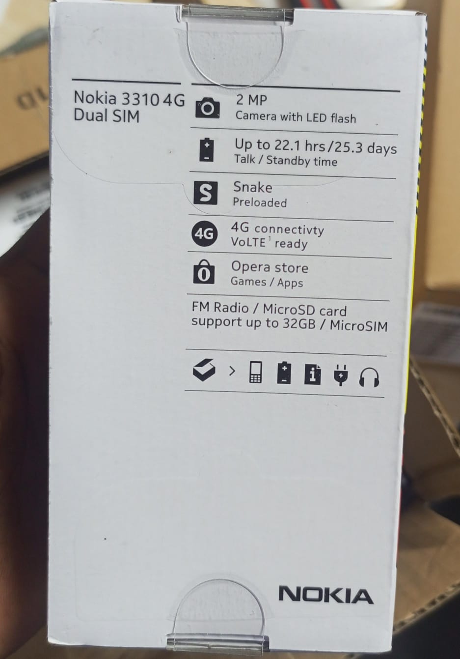 Nokia 3310 4G 512MB Rom 256MB RAM 1200 mAh BIG BATTERY 2.4" screen display HD Camera 2MP Dual SIM Cards Unlocked Cheap Durable Phone Classic Featured phone NOKIA 3310 kabambe katululu phone