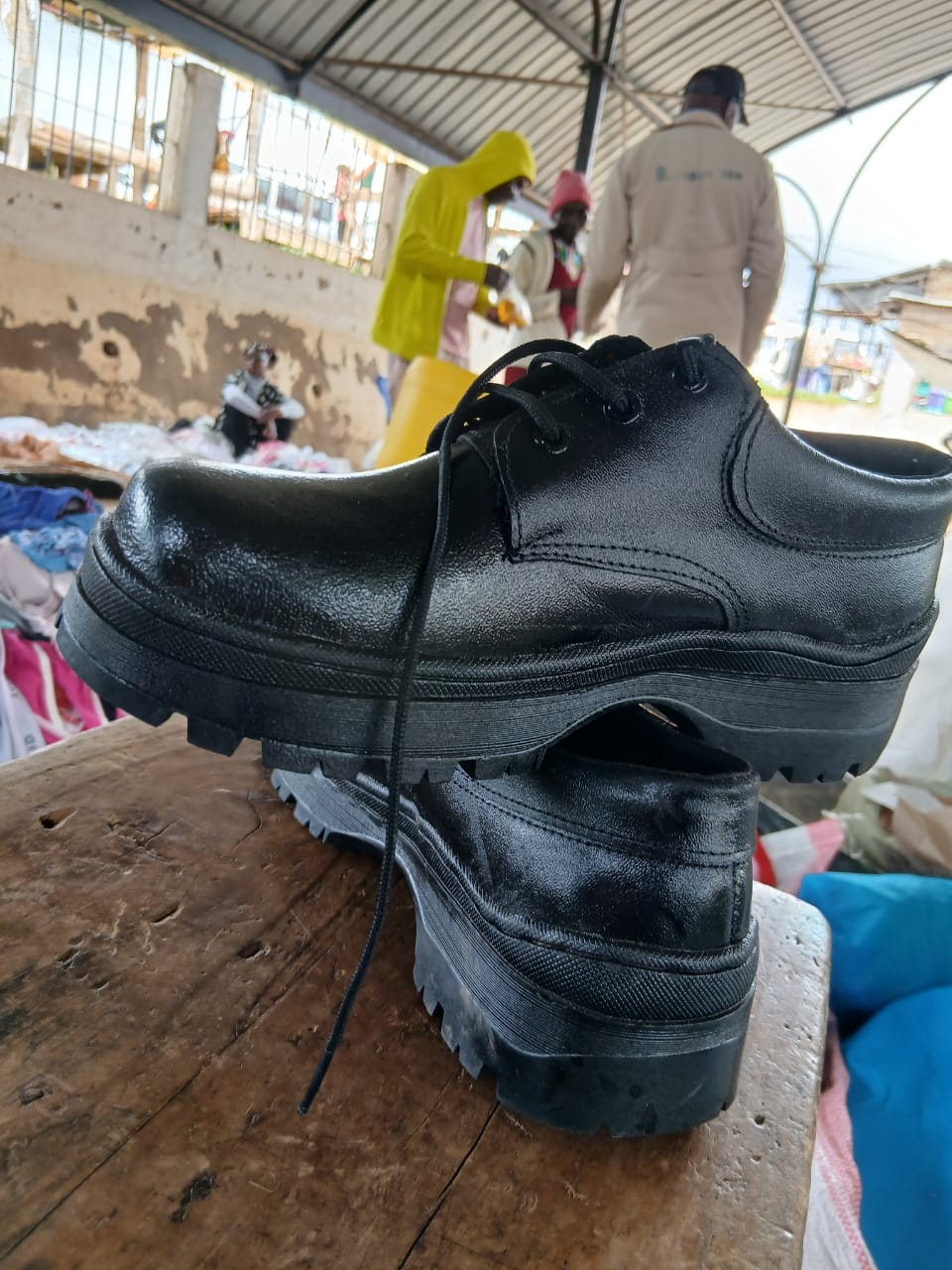 Genuine unisex leather school shoes durable light boys girls school leather black shoes multipurpose black leather shoes