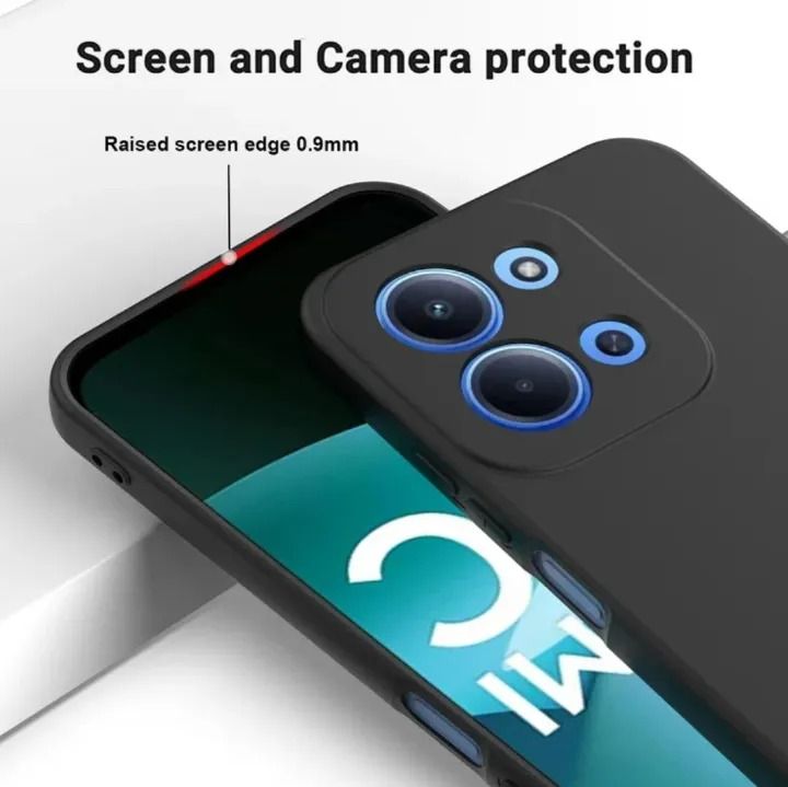 Redmi 15C case Redmi 15 C cover case Xiaomi Redmi 15C Black soft silicone phone case cover