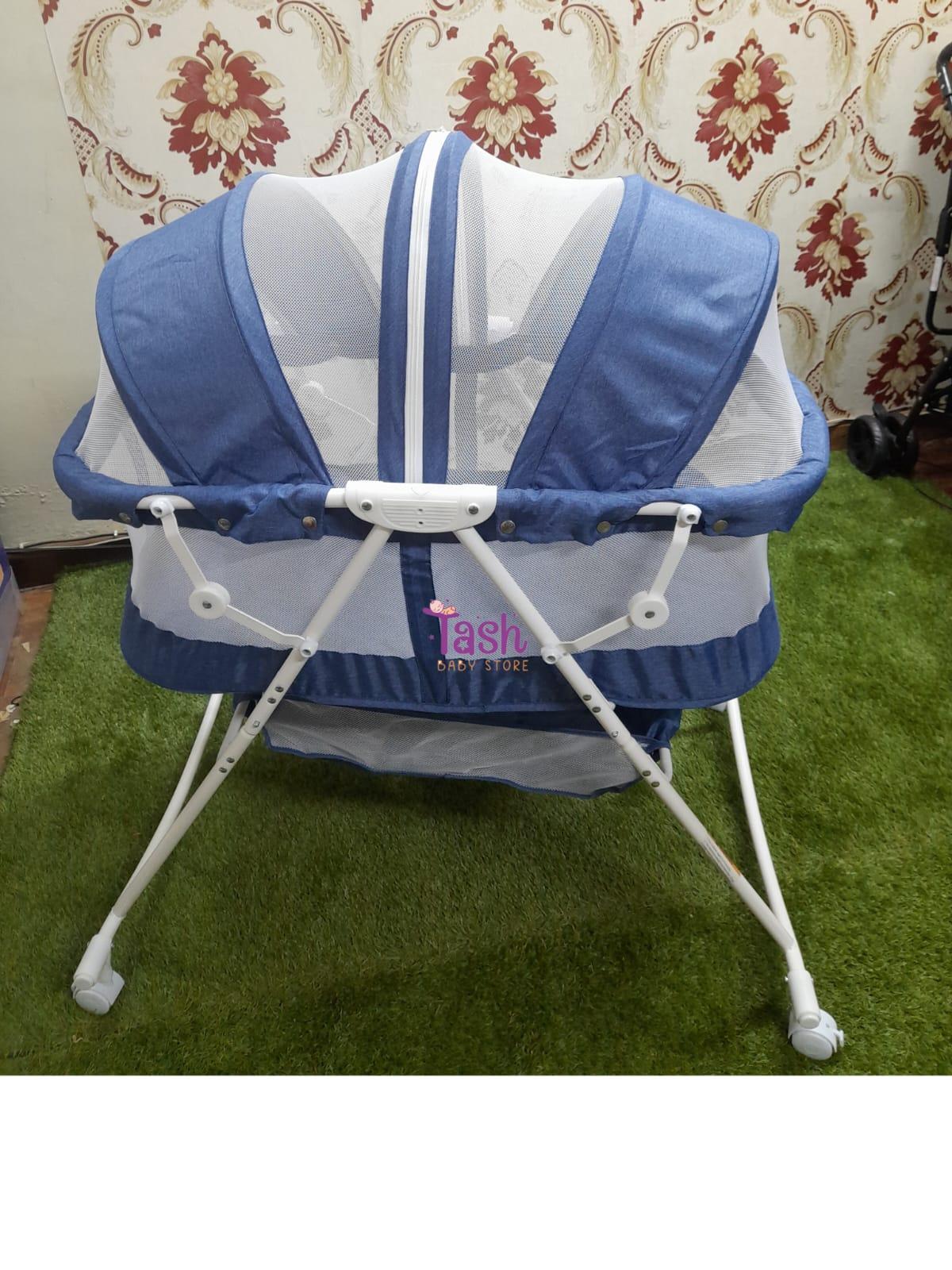 Metal Baby Crib/Baby Bed/Bassinet With A Zipper Plain Color