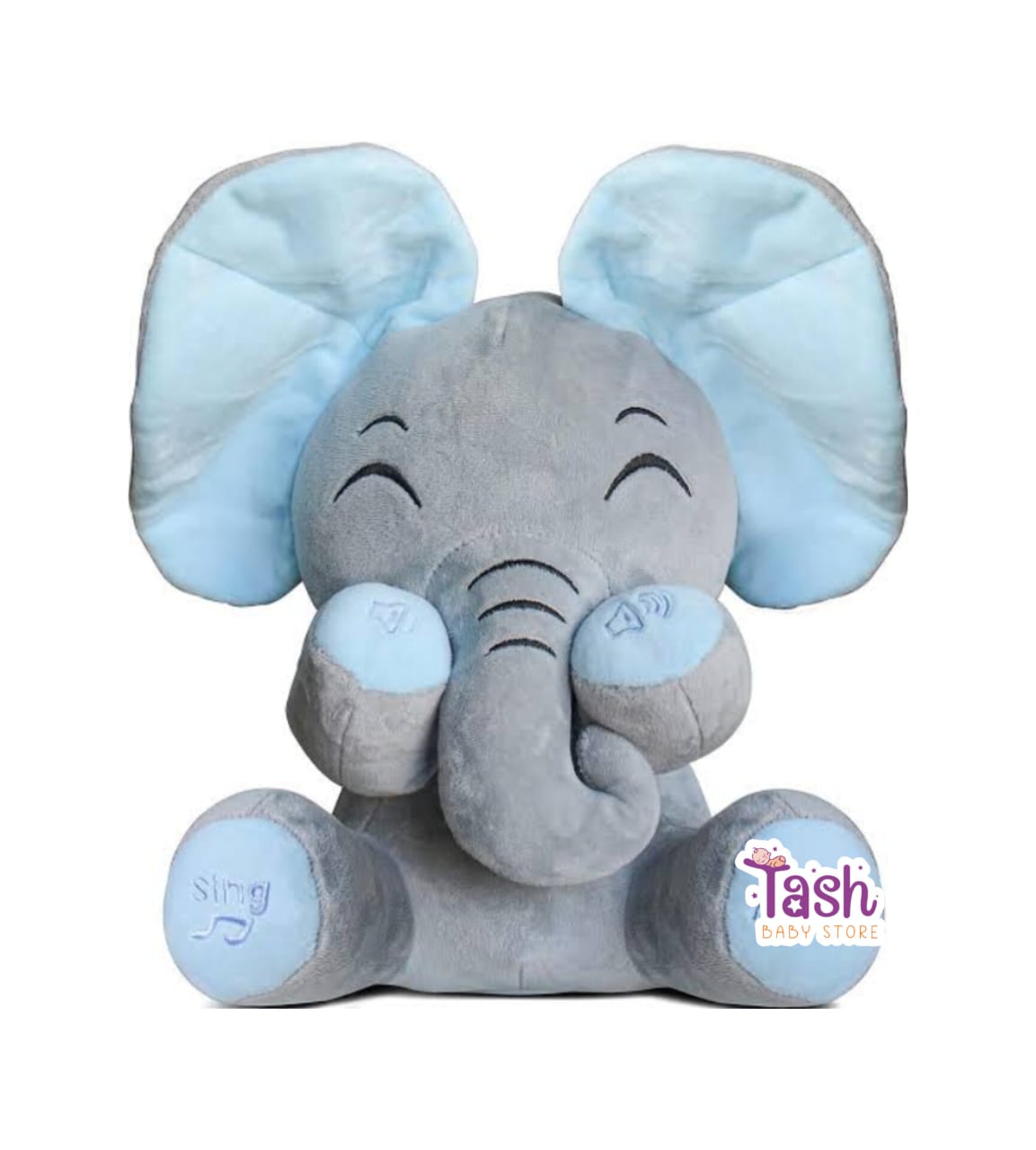 Animated Elephant Toys, Plush Singing Elephant with Ears Moving Electric Plush Toy, Adorable Elephant