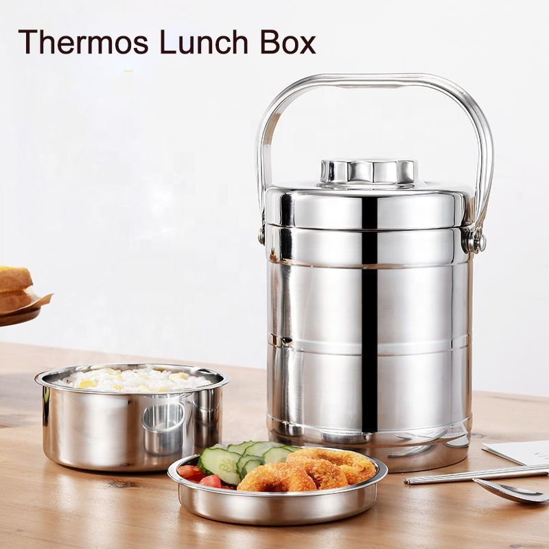 1.4L Stainless steel 3in1 food flask lunchbox