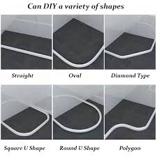 2 METERS Silicone Water Stopper with Glue Collapsible Threshold Water Dam Barrier Strip for Shower