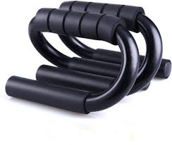 Push Up Bar S Shapes, Push up Stands Support Sweat Absorbent Thick Sponge Handle Non-slip Fitness Stand for Men Women Floor Strength Training Workout Equipment Home Gym