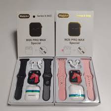 W26 Pro Max Series 8 Smart Watch With Bluetooth Earpod Special Edition