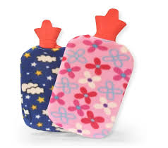 Rubber Hot Water Bag (with cover), Hot Bag, Heating Pad, Hot Water Bag for Pain Relief, Period Pain, Hot Water Bottle, Rubber Bottle (Multicolor)