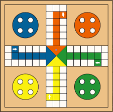 Ludo Game with Foldable Board & Storage Box - Traditional Family Board Games - Ages 3+