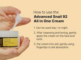 COSRX Snail Mucin 92% Repair Cream, Daily Face Gel Moisturizer for Dry Skin, Acne-prone, Sensitive Skin, Not Tested on Animals, No Parabens, Korean Skincare