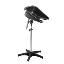 Hair Washing Sink, Portable Height Adjustable Salon Deep Shampoo Basin Sink Hair Washing Bowl with Drain Hose for Home Barber Shop Beauty Salon Spa