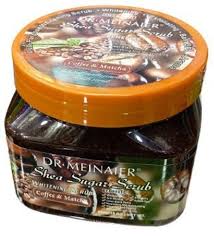 DR MEINAIER Shea Sugar Scrub, Coffee & Matcha Whitening Scrub, 650g