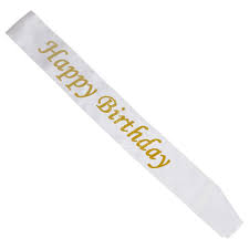 Birthday Sash for Women,Men,Girls and Boys,