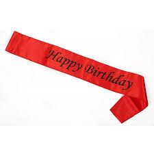 Birthday Sash for Women,Men,Girls and Boys,