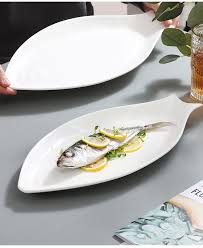 12pcs Plate melamines Serving Platters Dinner Dish Salad Plate for Kitchen Dinner Table Round Tray Fish Serving Dish