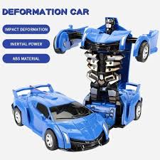 Transforming Robot Toy Cars Remote Controlled Deformed Cars for Boys Electric Rechageable