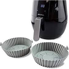 Washable Air Fryer Silicon  reusable airfryer liner non-stick baking tray pot basket baking pan mats replacement