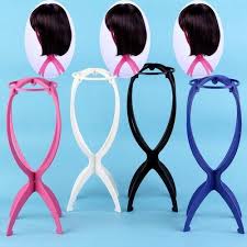 Wig Stand, Wig Head Stand, Travel Plastic Wig Stand,
