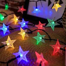 5M LED Star Fairy Lights Battery Operated, Christmas Twinkle Lights Indoor Outdoor for Bedroom Canopy Patio Wedding Party Ramadan Home Decorations