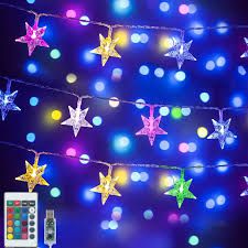 5M LED Star Fairy Lights Battery Operated, Christmas Twinkle Lights Indoor Outdoor for Bedroom Canopy Patio Wedding Party Ramadan Home Decorations