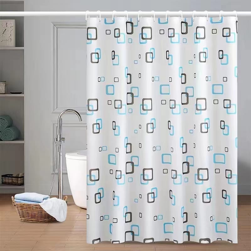 180x200cm PEVA Bathroom Screens, Waterproof Bathtub shower  Curtains, Mildew Proof Bathroom Shower Curtain, No chemical smell/No smell Shower curtain, Accessories for Home, Apartment, Lodging, School
