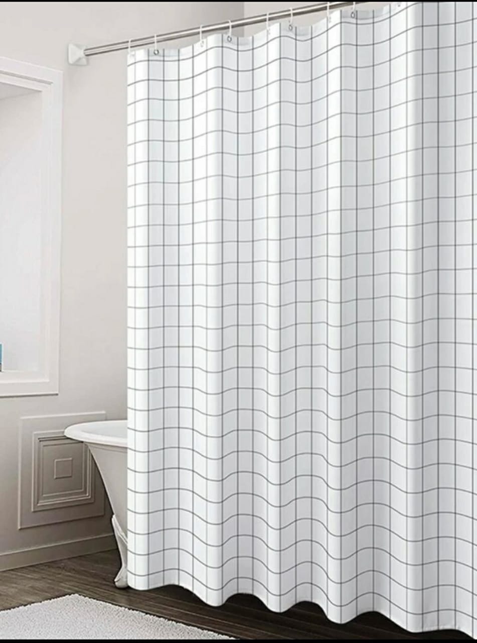 180x200cm PEVA Bathroom Screens, Waterproof Bathtub shower  Curtains, Mildew Proof Bathroom Shower Curtain, No chemical smell/No smell Shower curtain, Accessories for Home, Apartment, Lodging, School