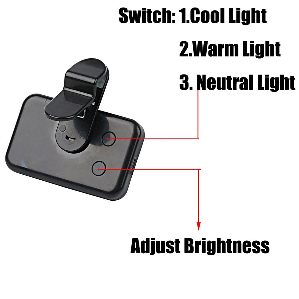LED Rechargeable Selfie Light - 3 Lighting Mode Phone Ring Light Mini Portable Clip on Fill Lights for iPhone, Cell Phone, Laptop, TikTok, Selfie, Video Conference, Camera