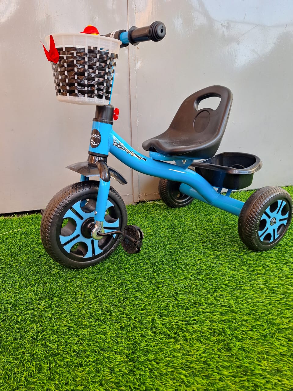 Kids Tricycle With Front Basket with  Balance Trike