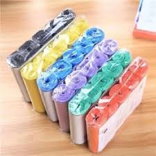 Garbage Bags Small Trash Bags, 50 Count 4 Gallon Plastic Bags Bin Bags 45 * 50cm Wastebasket Bin Liners for Home Bathroom Bedroom Office Black Dustbin Bag, Disposable Bags