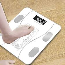 Smart Bluetooth Weighing Scale with 180kg Capacity, Accuracy 100g, BMI Digital Weight Machine with Body Fat Analyzer & Body Composition Monitor Sync with Mobile App