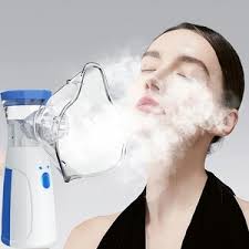 Portable Mesh Nebulizer Handheld, One Touch Operation, No Noise, High Nebulization Rate, Personal Inhalers For Breathing Problems Lightweight, Travel Friendly For Adults & Kids