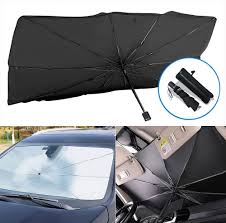 Car Windshield Sunshade Umbrella - Foldable Car Umbrella Sun Shade Cover, UV Block for Car Front Window,