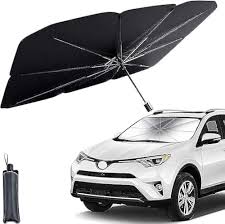 Car Windshield Sunshade Umbrella - Foldable Car Umbrella Sun Shade Cover, UV Block for Car Front Window,