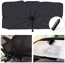 Car Windshield Sunshade Umbrella - Foldable Car Umbrella Sun Shade Cover, UV Block for Car Front Window,