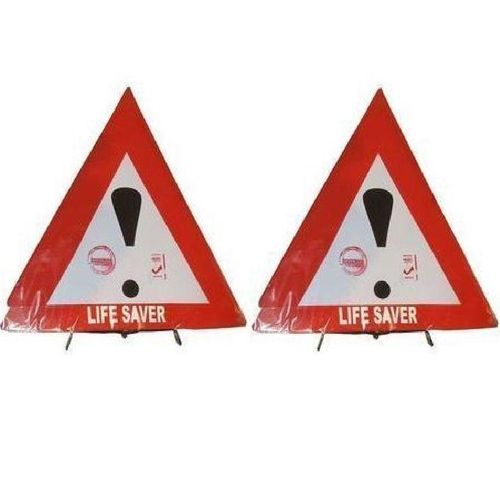 CLEARANCE OFFER Car Emergency Reflective Warning Triangle Life Saver 2 Pcs