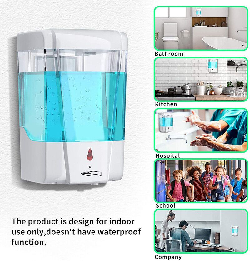 700ml automatic soap dispenser or touchless sanitizer dispenser